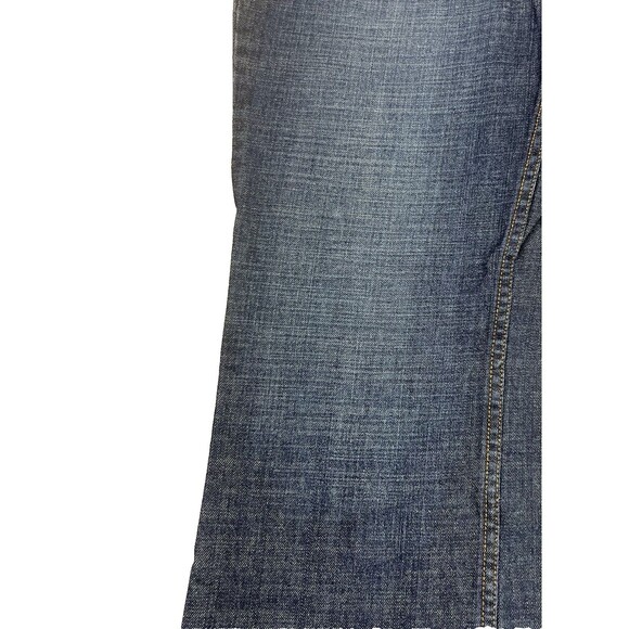 Isaac Mizrahi Womens jeans Size 8 Blue Wide Leg High Rise Denim Jeans - Picture 4 of 16